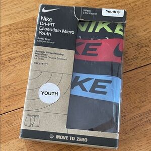 Nike Dri-FIT Youth Boxer Briefs - Red, Blue, Green